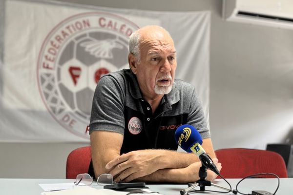 Gilles Tavergeux, président de la Fédération calédonienne de football.