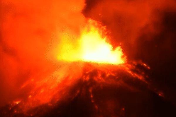 eruption du volcan Chili 2