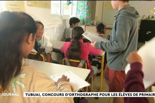 Les élèves de Tubuai en piste pour le concours orthographe