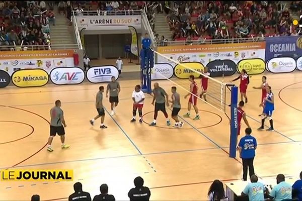 Océanias de volley ball, la sélection tahitienne s’incline face aux cagous